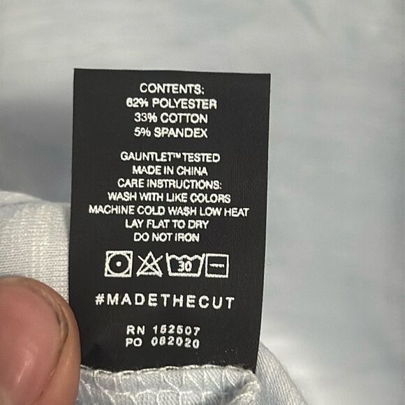 Cuts Clothing Men's Short  Sleeve Curve Hem Crew NeckSignature Fit Tee- XL. NEW - Picture 6 of 6